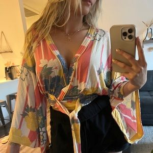 Free People That’s a Wrap Blouse NWOT